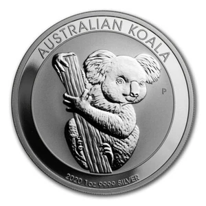 2020 Australia 1 oz Silver Koala BU - Picture 1 of 6