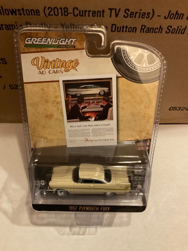 Coches publicitarios Greenlight Vintage 1957 Plymouth Fury Foto 1 de 1