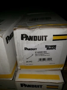 PANDUIT P16MB18A BOX SUPPORT ASSEMBLY FOR 1" CONDUIT W/ 1/4" MOUNTING HOLE (25) - Picture 1 of 1