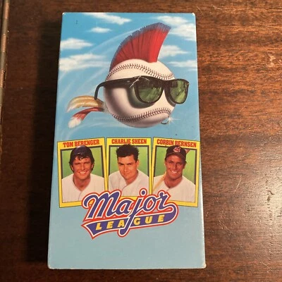Major League VHS 1990 Charlie Sheen **Buy 3 Get 1 Free - Image 1 of 3