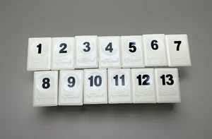 Rummikub Familienspielsteine Ersatz, SCHWARZ Zahlen 1 - 13, Rommé Würfel - Bild 1 von 5