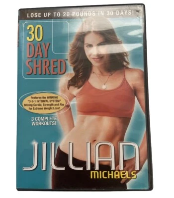 Jillian Michaels: 30 Day Shred DVD 2008 With Tall Case - Image 1 of 4