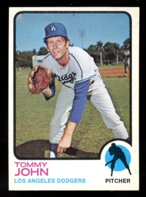 1973 TOPPS OPC O PEE CHEE BASEBALL MLB #258 TOMMY JOHN NM L A Dodgers Card - Image 1 of 2