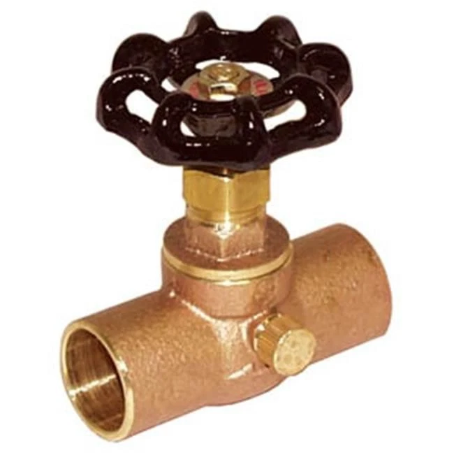 Legend Valve 107-133NL Stop and Waste Valve 1/2 in Sweat Brass 125 psi - Image 1 of 1
