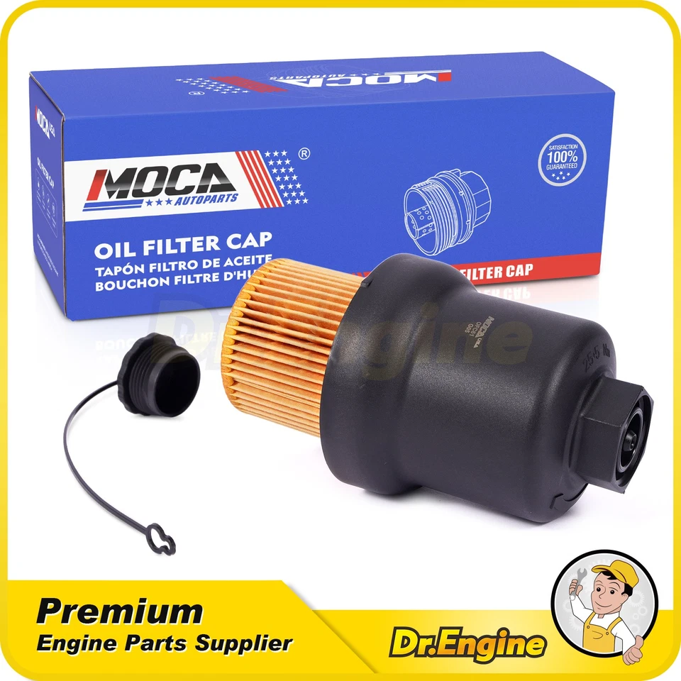 Tapa de filtro de aceite para Audi A3 A4 S3 TT Volkswagen Bora Eos GTI Jetta Passat 2.0 2.5 Foto 1 de 4