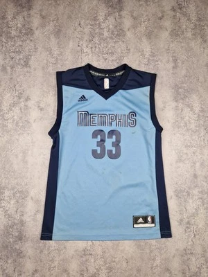Vintage Adidas Memphis Grizzlies Jersey #33 GASOL NBA Basketball Size M - Image 1 of 4