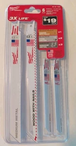 Milwaukee 49-22-1306 6-teiliges Sägeblatt-Set Metall Holz - Bild 1 von 3