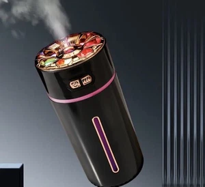 Car Diffuser Air Humidifier W/Colorful Light 10.15oz Water Lever~ USB Charging - Picture 1 of 5