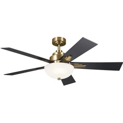 Kichler Lighting 300345BNB Vinea Indoor Ceiling Fan Brushed Natural Brass - Image 1 of 4