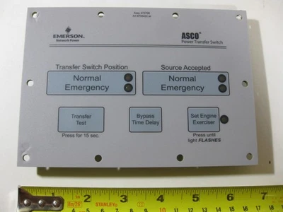 Asco 473708 Rev AH Control Keypad Board Series 300 Automatic Transfer Switch - Image 1 of 4