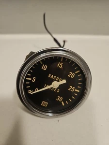Vintage Stewart Warner Vacuum 0-30" Gauge 2 5/8" - Picture 1 of 2