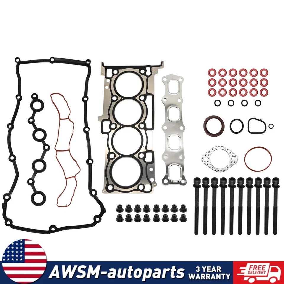 For 07-17 Dodge Fiat Jeep Cherokee 2.4L L4 DOHC SOHC ED6 Head Gasket Set Bolts - Изображение 1 из 4