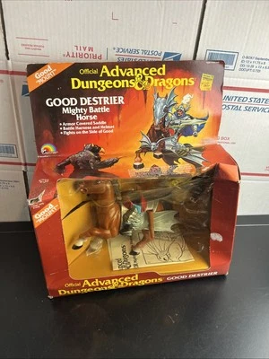 VTG 1983 LJN Dungeons & Dragons Good Destrier Figure Battle Horse NOS Box Damged - Image 1 of 4