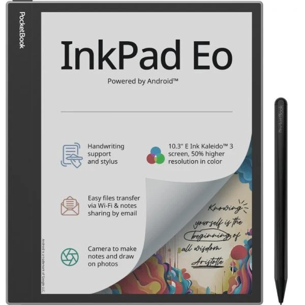 PocketBook InkPad Eo lettore e-book Touch screen 64 GB Wi-Fi Grigio - Immagine 1 di 4