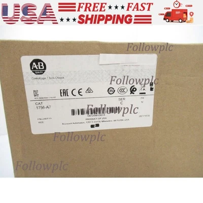 1756-A7 SER C ControlLogix 7 Slots Chassis 1756A7 New Factory Sealed - Image 1 of 4