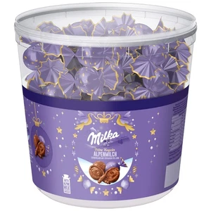 Milka Feine Kugeln Alpenmilch 100 einzel gewickelte Schokoladen 900g - Picture 1 of 1