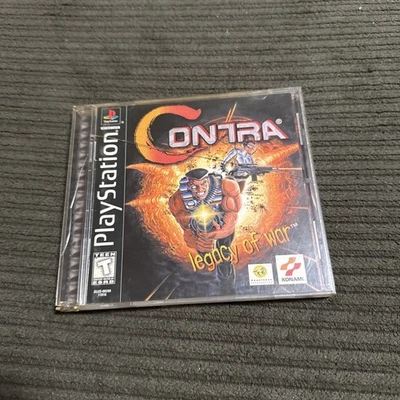 Contra: Legacy of War (Sony PlayStation 1 PS1, 1996) Complete W/ Manual - Image 1 of 4