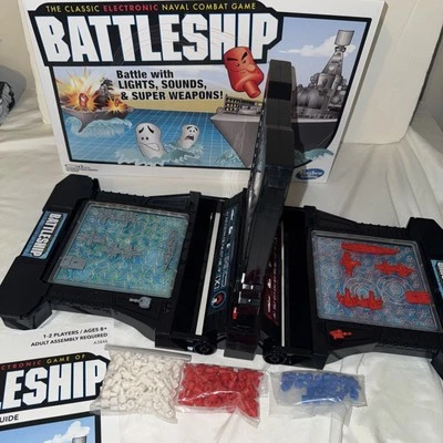 Battleship The Classic Electronic Naval Combat Board Game - Image 1 of 4