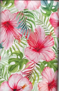 45" 100% cotton Floral fabric "Tropical Blush"  by David Textiles - Picture 1 of 1