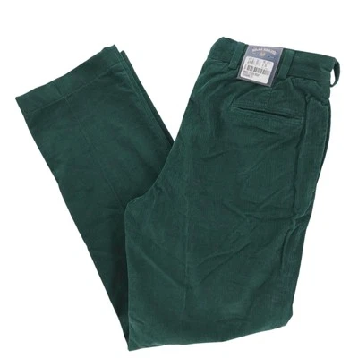 NWT BILLS KHAKIS M2 Green Corduroy Pants Plain Front Classic Fit Size 36 - Image 1 of 4