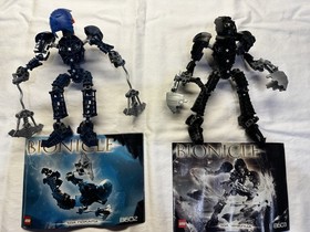 LEGO BIONICLE Tao Nokama (8602) Whenua 8603 Nuju (8606) LOT of 3