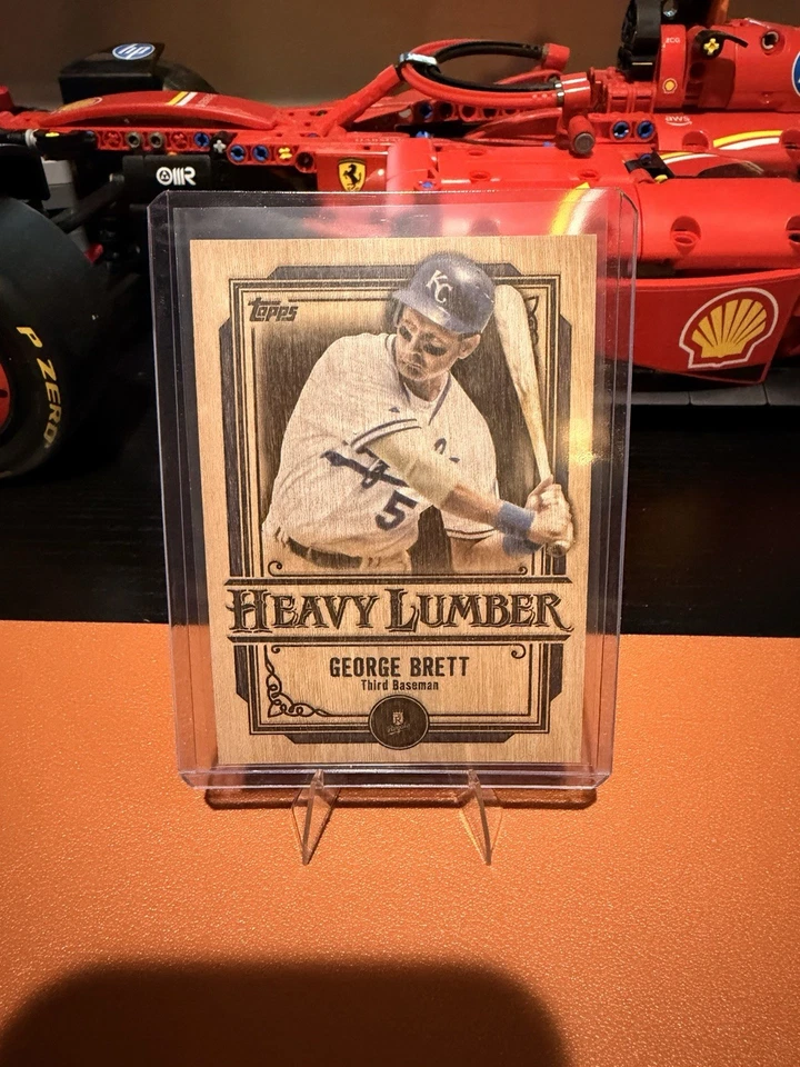 Serie Actualización Topps 2025 - Madera Pesada George Brett #HL-47 Estuche Hit Royals Como Nuevo Foto 1 de 2