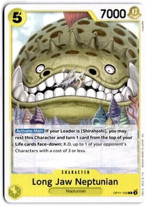 One Piece Long-Jaw Neptunian C A Fist of Divine Speed Release Event Cards OP11-1 - Picture 1 of 2