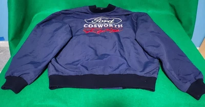 VINTAGE RARE Ford Cosworth Racing Jacket Blue Size large EUC - Image 1 of 4