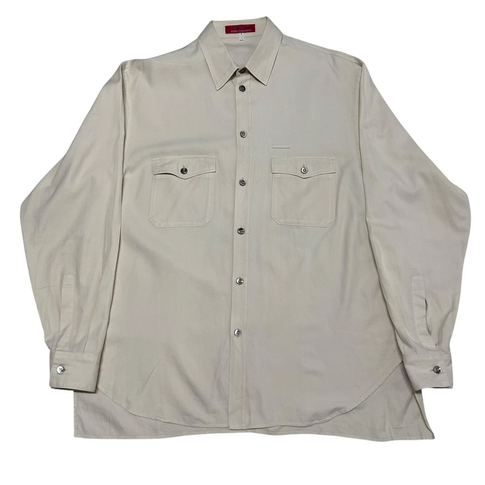 563 90s Yohji Yamamoto Y's for men shirt men Off-white archive vintage rare - Image 1 of 4