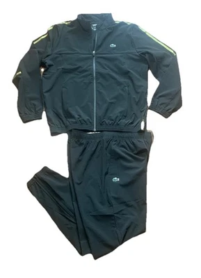 Lacoste Sport TrackSuit Black  Gold Striped Men’s XL NWT - Image 1 of 4