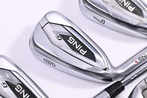 Left Hand Ping G425 Irons / 5-PW / Red Dot / Regular Flex Ping AWT 2.0 Shafts - Picture 1 of 7