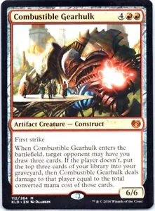 #112 Combustible Gearhulk MTG Kaladesh Mythic - Picture 1 of 2