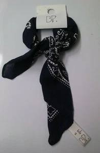 BP Blue Square Bandana color navy and white - Foto 1 di 8