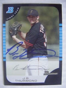 J.B. THURMOND signed 2005 Bowman baseball card AUTO WINTHROP ARIZONA STATE #265 - Picture 1 of 1