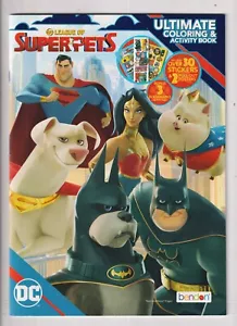 DC League of Superpets Ultimate Coloring & Activity Book includes Stickers, Post - Picture 1 of 2