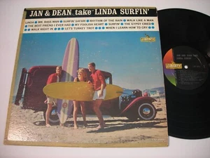 Jan & Dean Take Linda Surfing 1963 Mono LP VG+ - Picture 1 of 3
