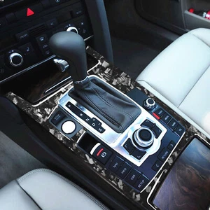 OE Carbon Fiber Gear Shift Lever Panel Trim for Audi A6 C6 S6 RS6 2005-2011 - Photo 1 sur 23
