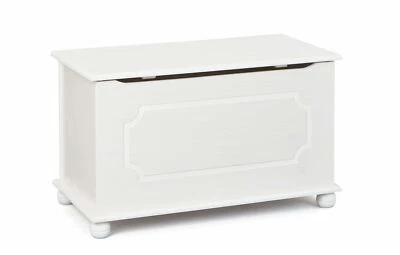 Massivholz Truhe EMEL Kiefer weiß - Bild 1 von 4