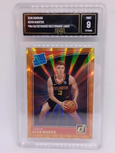 Kevin Huerter 2018-19 Panini Donruss #184 Rated Rookie Orange Holo Laser GMA 9 M - Picture 1 of 2