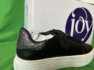 Joy Performance Comfort Leder Sneaker schwarz/weiß glitzernd 7,5 WEIT NEU - Bild 1 von 11