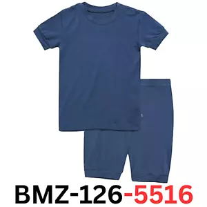 VAENAIT BABY Infant Toddler Kids Short Sleepwear Pajamas 2pcs Set Short Navy XXS - Picture 1 of 5