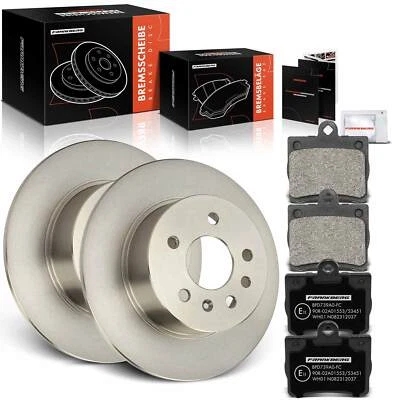 Discos de Freno Pastillas Trasero 286mm para Opel Vectra B Saab 9-3 9-5 90497874 - Imagen 1 de 4