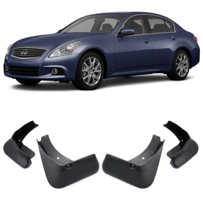 Guardabarros protector contra salpicaduras guardabarros para Infiniti G35 G37 2007-2014 4 piezas Foto 1 de 4