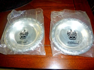 Two Reed & Barton Classic Rose Design Candy Dish Bowl Silverplate 6.5" - Picture 1 of 14