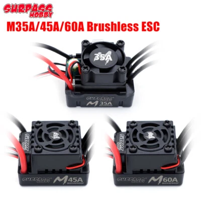 Surpass Hobby 35A 45A 60A Brushless ESC Drehzahlregler für 1/12 1/14 RC Auto - Bild 1 von 4