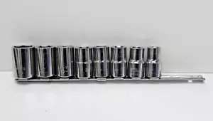Stanley 8 piece 6 point metric 1/2" socket set - Bild 1 von 3