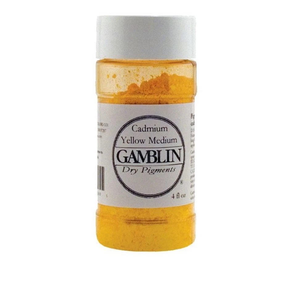 Gamblin Dry Pigment 4 Oz Cadmium Yellow Med - Image 1 of 1
