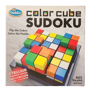Think Fun Color Cube Sudoku Puzzle 8 to aAdult Single Player Game