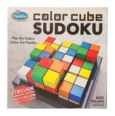 Color Cube Sudoku Logic Puzzle Brainteaser Game ThinkFun  - Image 1 of 4