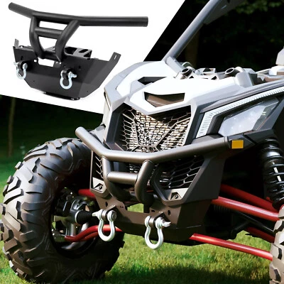 Steel Winch Ready Front Bumper For Can-Am Maverick X3 & X3 MAX Model 17-24 - Image 1 of 4